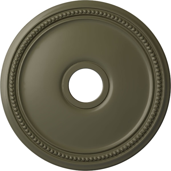 Ekena Millwork Diane Ceiling Medallion (Fits Canopies up to 5 3/8"), 18"OD x 3 5/8"ID x 1 1/8"P, Painted Turtle CM18DIPTF - main